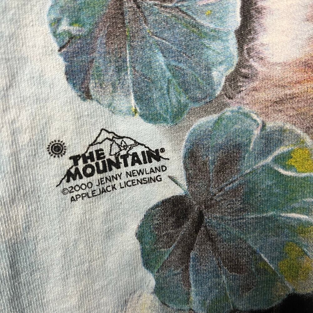 Vintage The Mountain Cats Graphic Long Sleeve Shirt Size‎ XL Blue Tie Dye 2000 - Picture 4 of 9